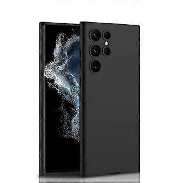 GKK Nahkamainen Puhelin Kotelo Samsung Galaxy S24 Ultra 5G:lle (Musta)