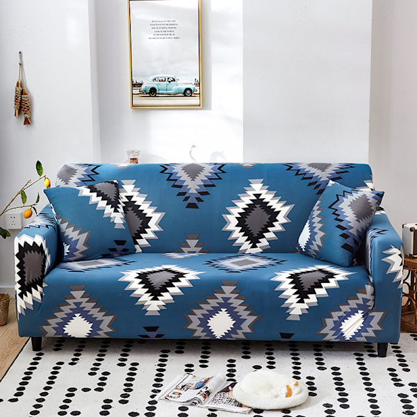 Stretch Sofa Cover Trykte Sofaovertrekk Lenestoltrekk for