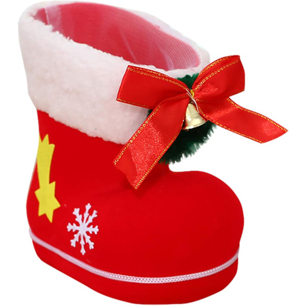 Ornament Candy Dekorationer Holdere Julemand taske Jule Støvler Floc