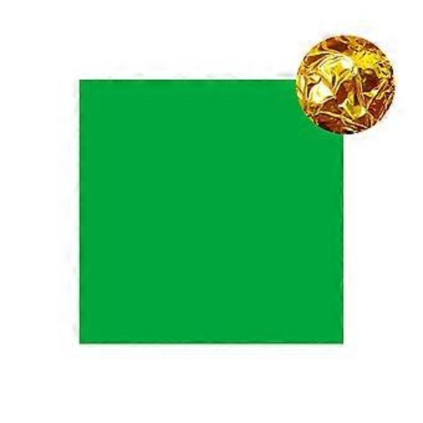 100 stk. 8 cm aluminiumsfolie chokolade slik indpakningspapir mademballage dekor (præget rosenrød)