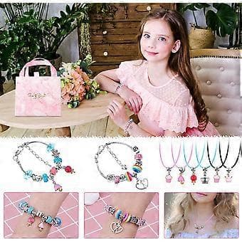 Smykkelaging Håndverkssett Lysende Perler Armbånd Kit DIY (Type 4)