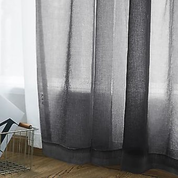 Tulles Bakgrund Draperingar Gardin Halvmörkläggande Design Elegant Gardin för Bröllop (134*240 Punch Vit)
