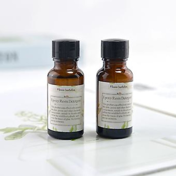 Professionel Styrke Fjerner 20ml Krystalklar Resin Rengøringsmiddel Resin Epoxy