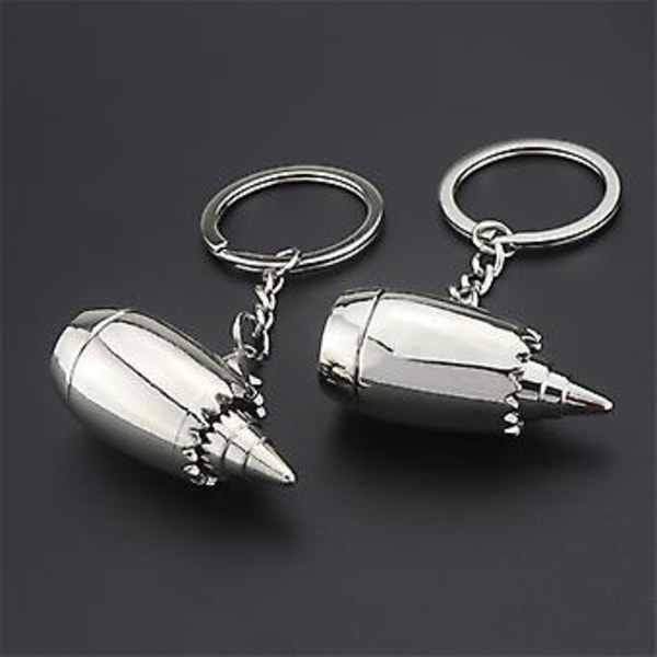 Mini Flymotor Nøglering Personlighed Charm til Nøglering Designer Souvenir