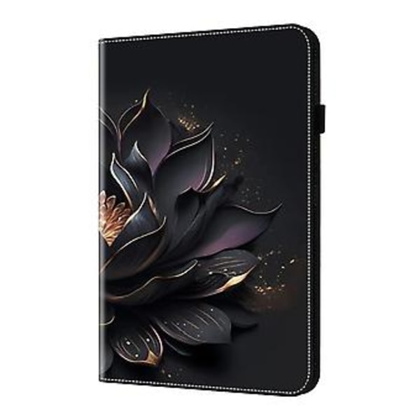 Malt farget lærveske for Lenovo Tab M10 3. generasjon (Lilla Lotus)