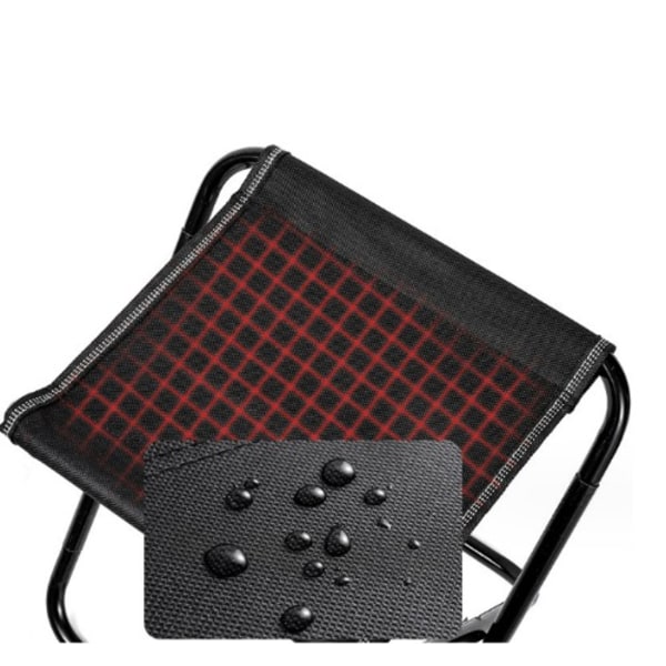 1PC Fällbar Campingpall - Mini Fällbar Utomhusstol - Portab