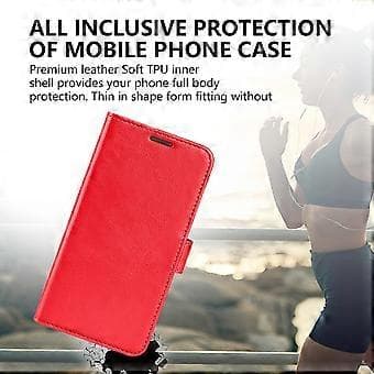 Plånboksfodral för Oppo A78 4G, PU-läderstativ Fullt skyddande telefonfodral