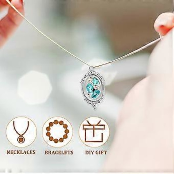 21 stk. Blank Bezel Vedhængs Bakker Legering Oval Vedhængs Base Emner Cabochon Indstillinger