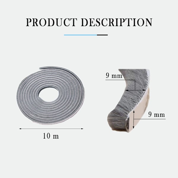 Oviharjatiiviste, 10M harjatiiviste, 9mm(L) X 9mm(S), Harmaa, Liima