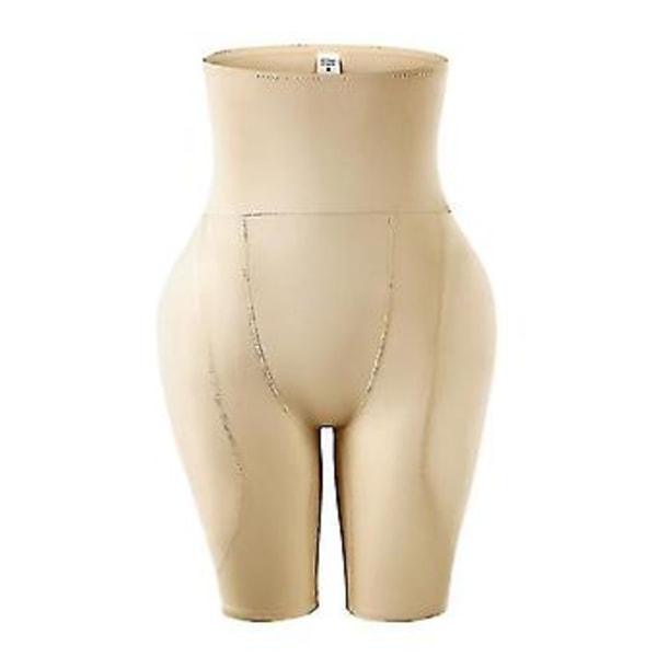 Swear Vadderade Byxbyxor med Hög Midja för Kvinnor Tum Sr Höftförstärkare Lår (L BEIGE)