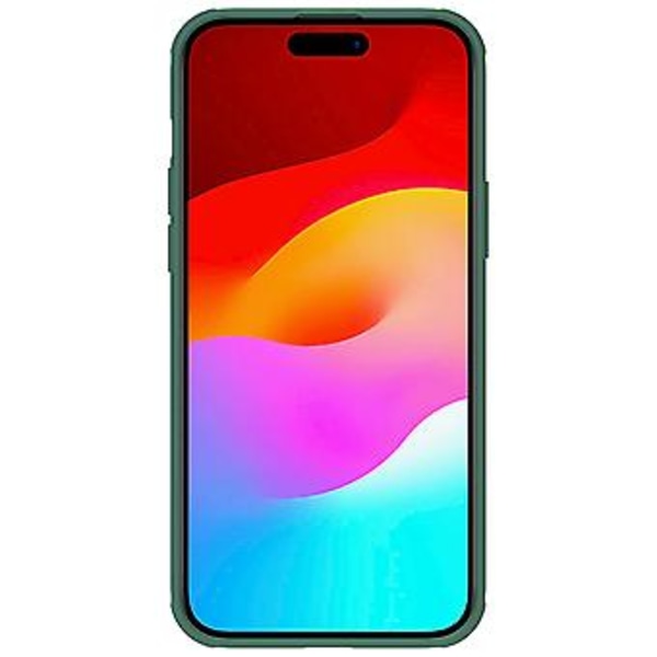 Frosted Pro PC + TPU-fodral för iPhone 15 Plus (Grön)