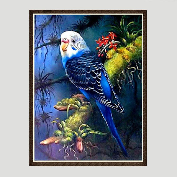 30x40 cm 5D DIY-timanttimaalaus, pienet linnut, D
