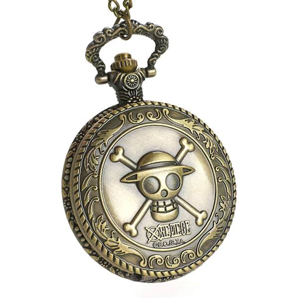 Yksi P taskukello Jolly Rogers Straw Hat Pirates -merkillä