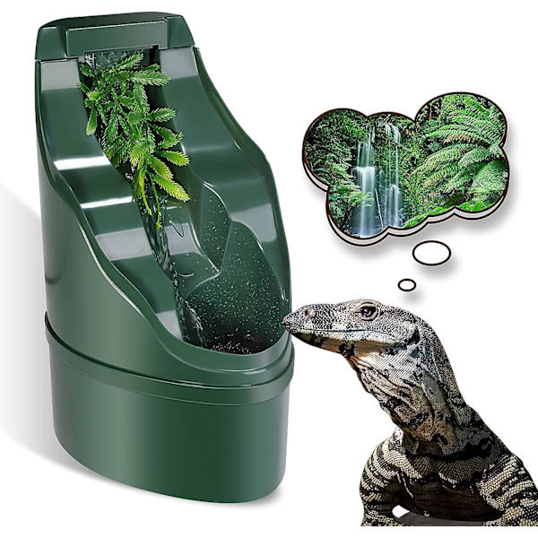 Reptil Chameleon Cantina Drinker Dripper med matningstång och
