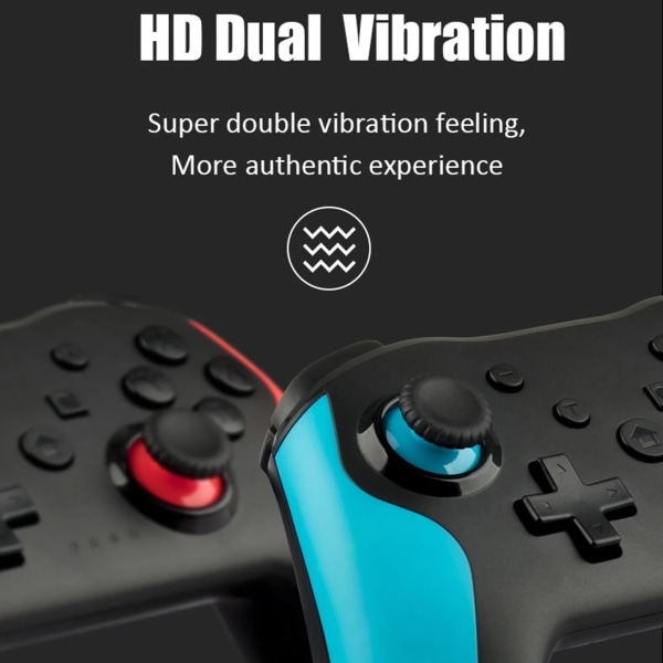 Trådløs Switch Pro-kontroller for Nintendo Switch/Switch Lite/Sw