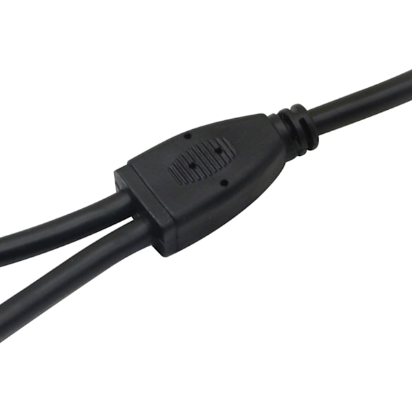 5,5/2,1MM 12V DC Splitter Power Cable 1 hane till 2 hona Con