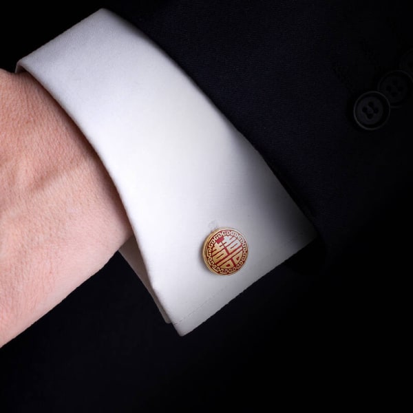 (Ystävänpäivä）Premium Enamel Artisan French Shirt Cufflinks for Men