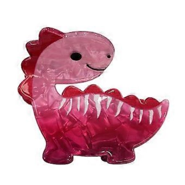 Morsomme hårklyper med dinosaurer, søte akrylhårnåler, sklisikre hårklemmer, hodeplagg stylingverktøy for kvinner og jenter (Diplodocus 1)