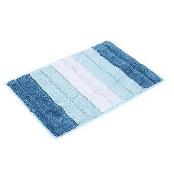 Halkfri Dörrmatta Vattenabsorberande Matta Badrumsmatta Blomma Badrum Sovrum Blå