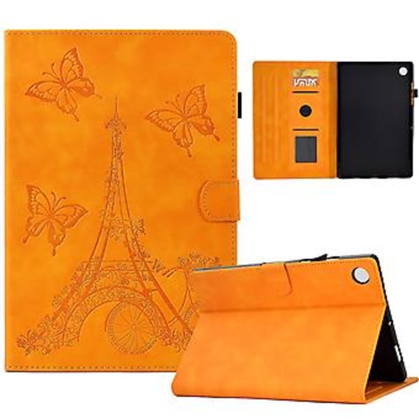 Tower Lærtablettveske for Samsung Galaxy Tab A9+ (Khaki)
