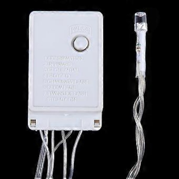 3,5 m 96 LED-lys for dekorasjon (Fargerikt lys)