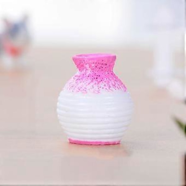 12 st Mini Hus Blomma Flaska Ornament Mini Blomma Flaska Liten Blomma Flaska Blombehållare