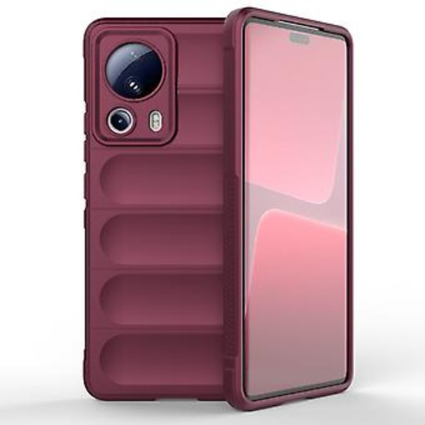 TPU + Flanelli Kotelo Xiaomi 13 Litelle (Viininpunainen)