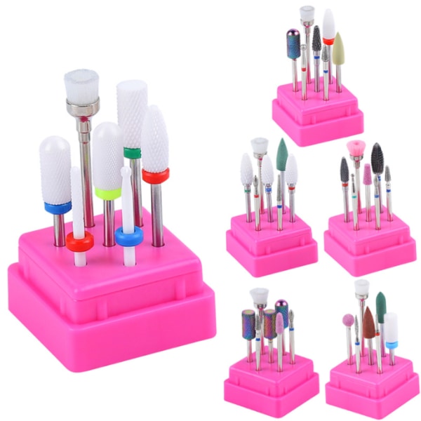Nagelkarbidbitar Set, Nagel Slipning Huvud Byte Tungsten St