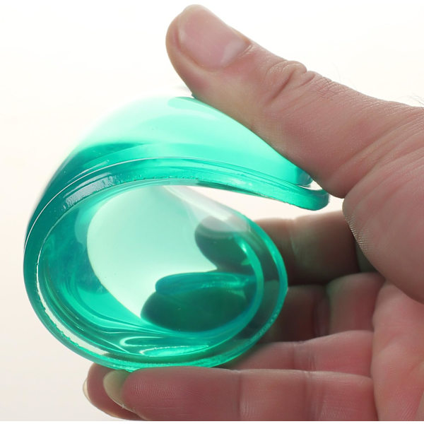 Blød håndledsstøtte, gelkrystaller, hjerteformet, ergonomisk krystalge