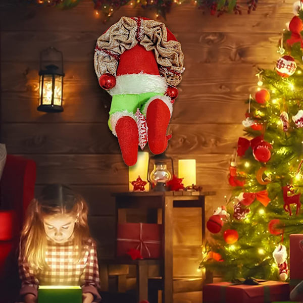 Jultomtens tjuvkrans, tomtens rumpa krans utgång, stjäla tomten Cl