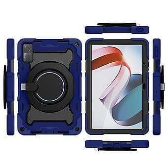 Silikoni + PC Tabletin Kotelo Xiaomi Redmi Padille (Tummansininen)