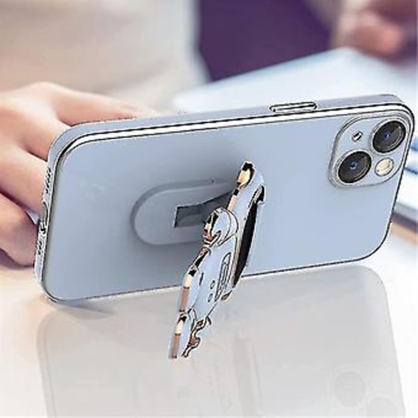 Astronautit Piilotetun Telakan Kotelo Yhteensopiva Iphonen 12 Pro Max/12 Pro/12 Kanssa, Sähköpinnoitettu Tpu Suojakotelo