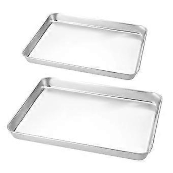 2 stk Rustfritt Stål Plate Dampet Vermicelli Rull Plate Restaurant Hotell Japansk Flat Plate