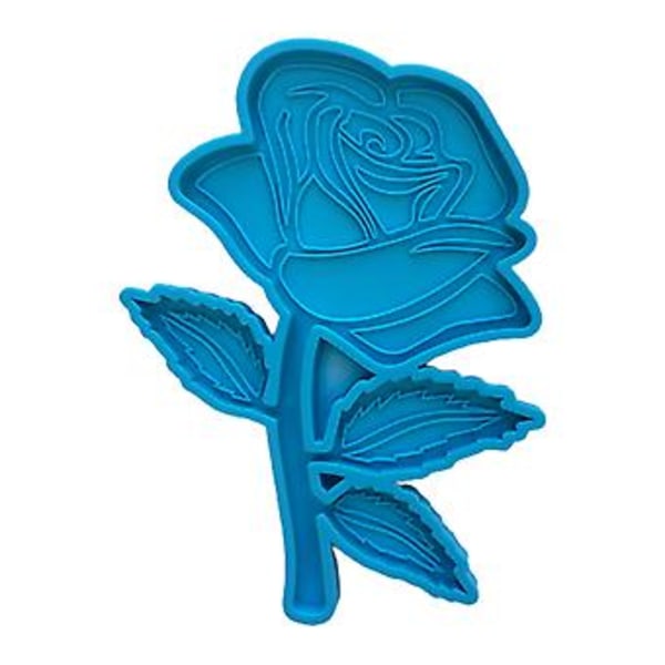 Epoxy Resin Form Rose Blomsterdekorationer Silikoneform DIY Håndværk Ornament Støbeværktøj