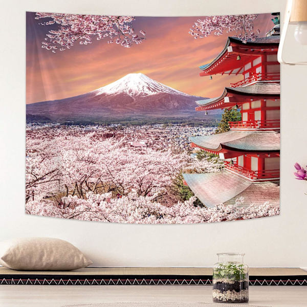 (59,1 x 51,2 tum) Japansk väggbonad Gobelin
