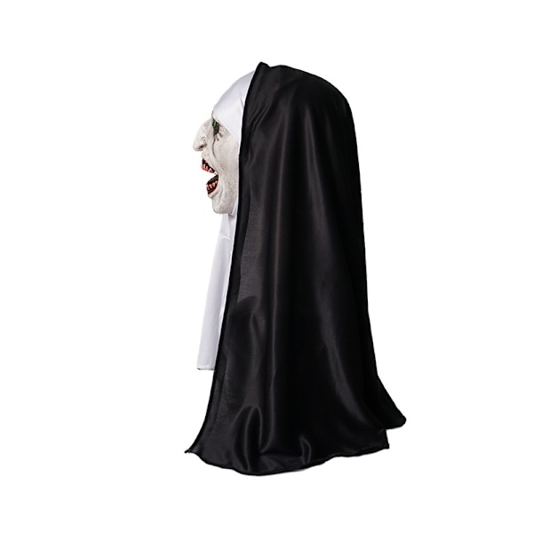 Huvudmodell C The Conjuring 2 nunna mask Halloween skrämmande sminkmask