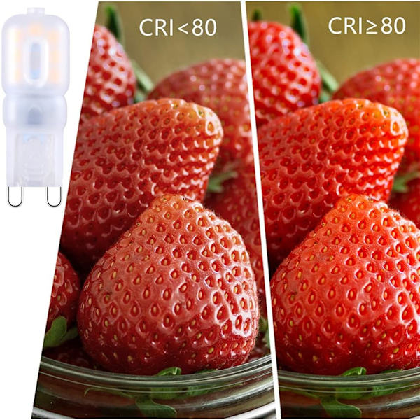 220V G9 LED-pære, dimbar energisparende lyspære, LED L