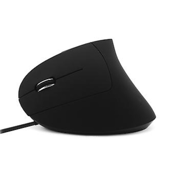 Ergonomisk optisk USB-kabeltilkoblet vertikal datamus for venstre hånd, gamingmus