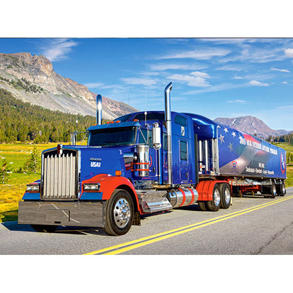 30 x 40 cm, gros camion bleu Diamond Painting Broderie Diamant