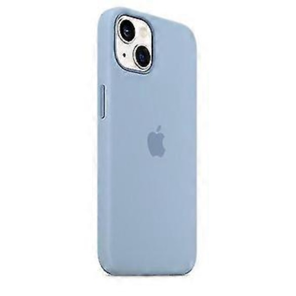 Silikondeksel med Magsafe for iPhone 13 telefondeksel yy( Blue Fog)