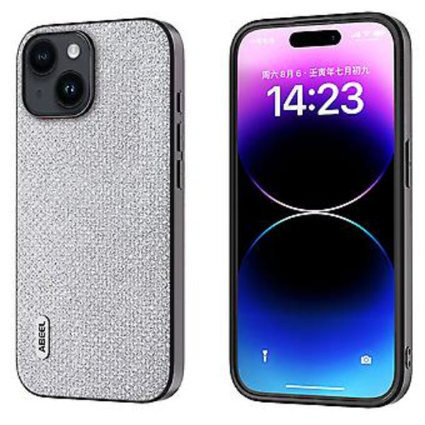 Diamond Black Edge Telefondeksel for iPhone 14 Plus (Sølv)