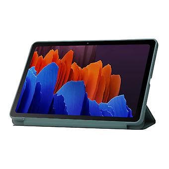 Lærtablettveske for Samsung Galaxy Tab S9 (Mørkegrønn)