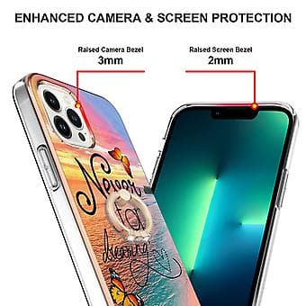 IMD TPU Stötskyddande Skal för iPhone 15 Pro (Fjäril)