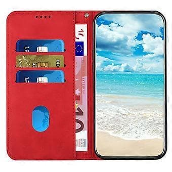 För Samsung Galaxy A16 5G/A16 4G Telefonfodral Präglat PU-läder Plånboksställfodral (Stil E)