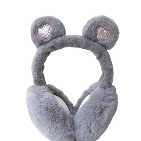 Winter ear warmers made of soft plush for girls and boys, warming