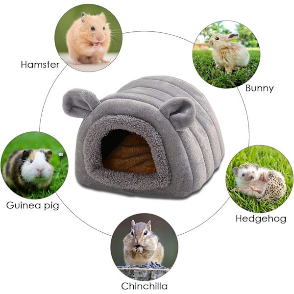 Hamsterin talvipesä, lämmin pienten eläinten talo, luola, lemmikkieläinten mukava piilopaikka