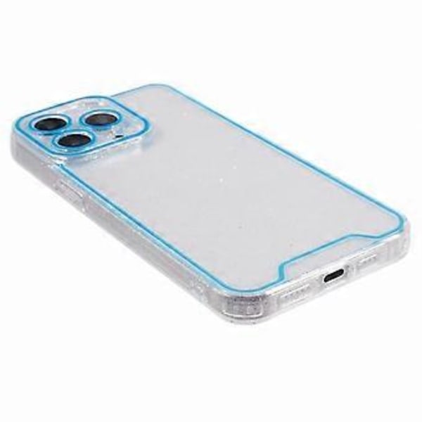 XW-serien för iPhone 14 Pro Max Skal Glitterpulver Stötsäkert TPU Telefonskal med Lysande Design (Stil D)