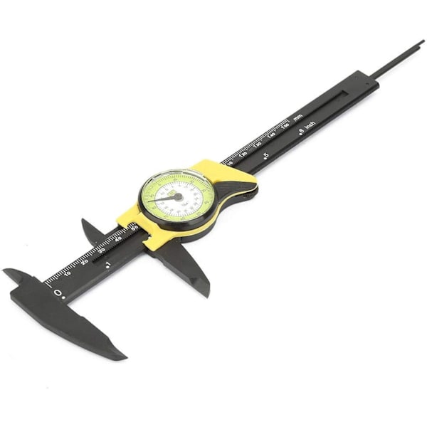 Rustfrit stål mikrometer, 0-150mm digitalt urkaliber med LCD-display 0,1mm nøjagtighed til måling