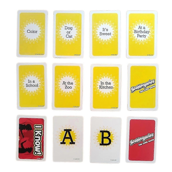 Scattergories Peli Aikuisille Ja Teini-ikäisille - Calu