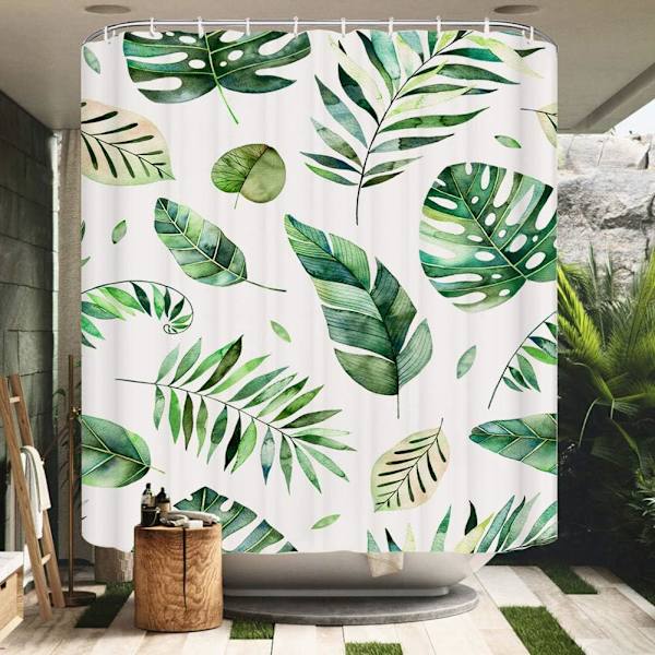 Duschdraperi 150x180cm Vattentät Mögelbeständig Polyester Fa